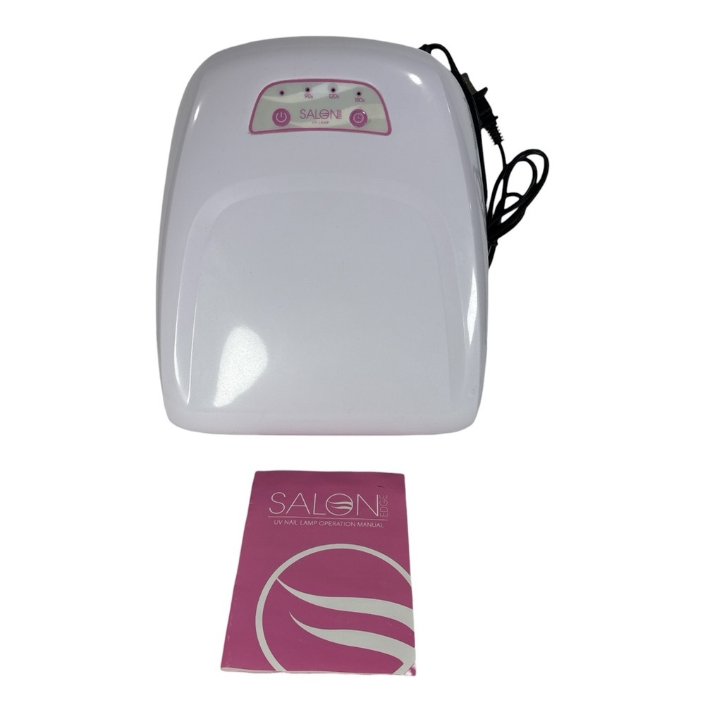 Salon Edge 36 Watt UV Curing Lamp Acrylic Gel Nail Dryer Light Timer - White